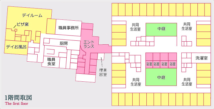 やわらぎの里　西多田　1階間取図